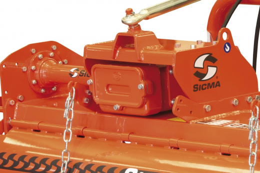 SICMA RMF Mittelschwere verstellbare Bodenfräse für Traktor von 40 bis 80 PS, Rotorfräse, Seitenverschub
