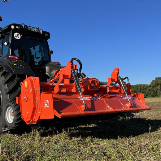 SICMA RG Bio Schwere starre Bodenfräse für Traktor von 90 bis 220 PS, Rotorfräse, Fräse, Bogenmesser