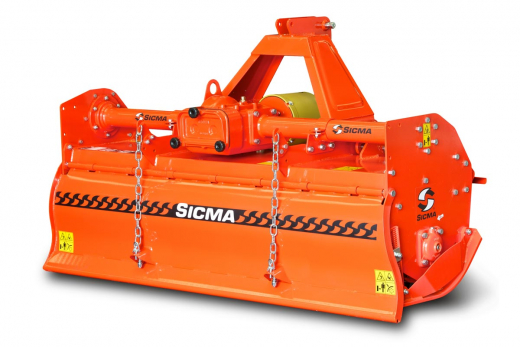 SICMA SPR Schwere starrer Zinkenrotor für Traktor von 70 bis 120 PS,  Rototiller mit Zinkenmesser