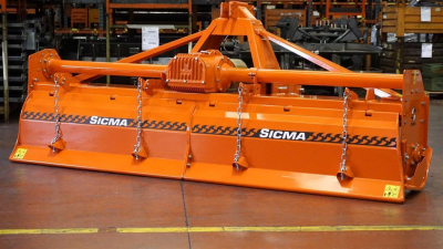 SICMA RG starrer Zinkenrotor f&uuml;r Traktoren von 90 bis 220 PS, Rototiller mit Keilzinken