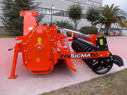 SICMA RG Schwere starrer Zinkenrotor für Traktor von 90 bis 220 PS, Rototiller mit Zinkenmesser