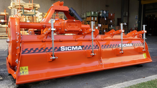 SICMA SPR starr seitlich angebracht, Schwere Bodenfräse für Traktor von 70 bis 120 PS, Rotorfräse, Fräse
