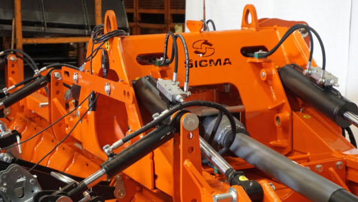 SICMA RW Sehr schwere, aufklappbare, starrer Zinkenrotor für Traktor von 150 bis 380 PS, Frangor, Rototiller mit Zinkenmesser