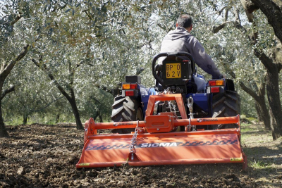 starre Bodenfräse für Traktoren von 22 bis 60 PS, Rotorfräse, Fräse, Rototiller