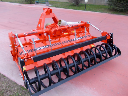 SICMA RG Schwere starre Bodenfräse für Traktor von 90 bis 220 PS, Rotorfräse, Fräse, Ackerfräse, Bogenmesser